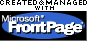 Microsoft Frontpage.